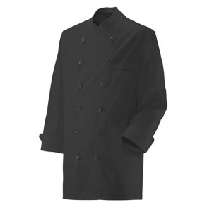 20020 - Langrmet kokkejakke sort