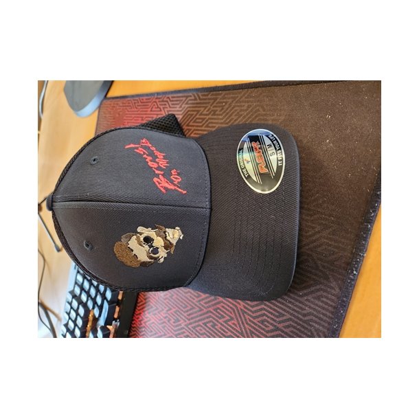 Broderi p caps  til Brovst on  moped