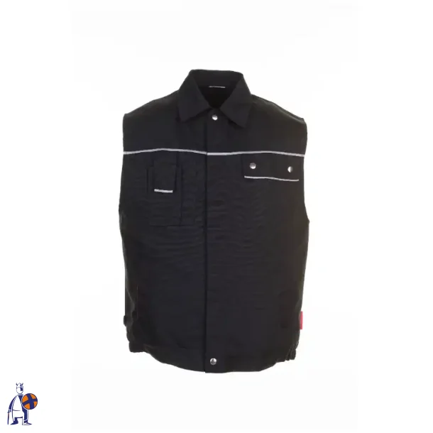 2164 Canvas 320 Arbejdsvest - Sort