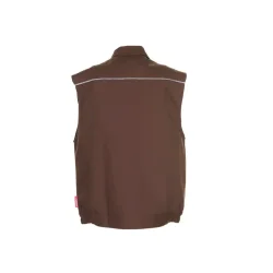 2166 Canvas 320 Arbejdsvest - Brun/sort