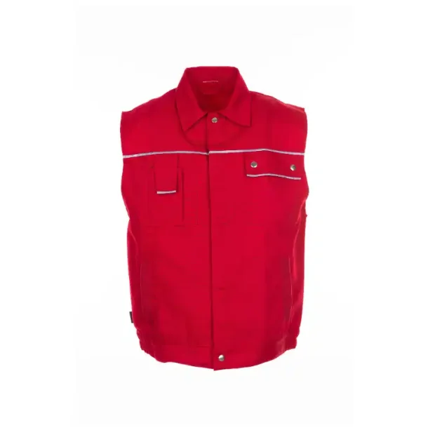 2167 Canvas 320 Arbejdsvest - Rød