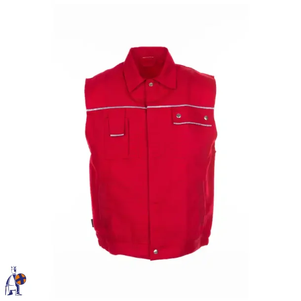 2167 Canvas 320 Arbejdsvest - R�d