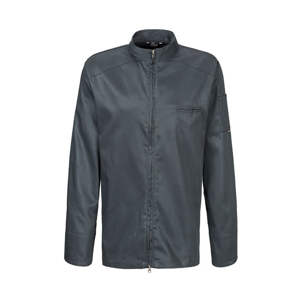 223 - Langrmet kokkejakke, 2-vejs lynls