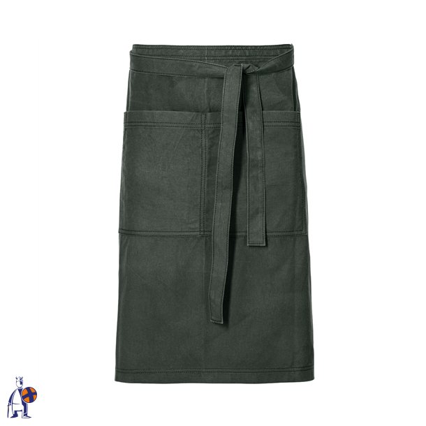 238 - Frontslips Derby, vokset, B 70 x L 75cm. flaskegr�n