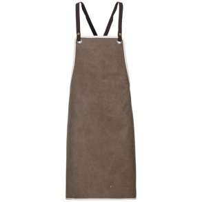 255 - Smkforklde lrred med paspolering, B 70 x L 80 cm. toffee