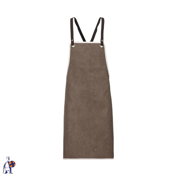 255 - Sm�kforkl�de l�rred med paspolering, B 70 x L 80 cm. toffee