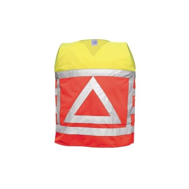 M-Wear 0125 trafikledervest gul orange