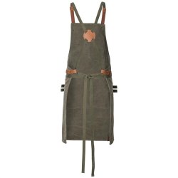 285 - Smkforklde, lrred 70 cm x 80 cm. oliven