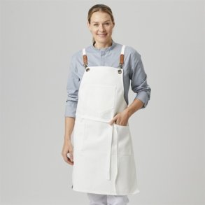 286 - Hagesmkforklde lrred, 70 cm x 80 cm. hvid