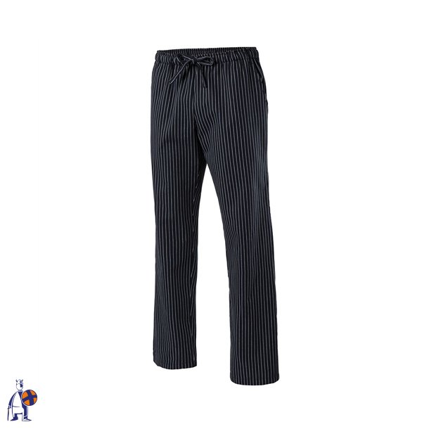 310 unisex kokkebukser pinstripes