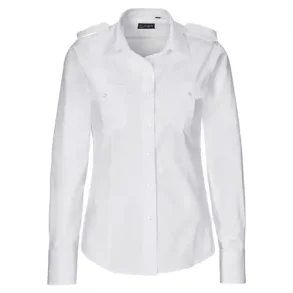 Pilotbluse med tunnel lange rmer 