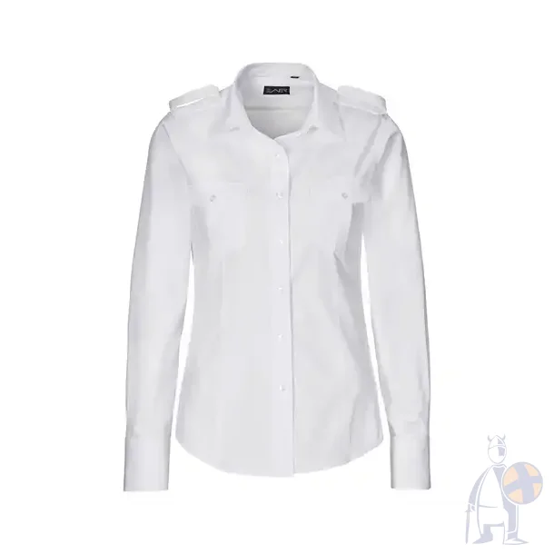 Pilotbluse med tunnel lange �rmer 