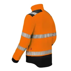 Softshell-jakke HAVEP High Visibility+ - orange-gr (CAK)