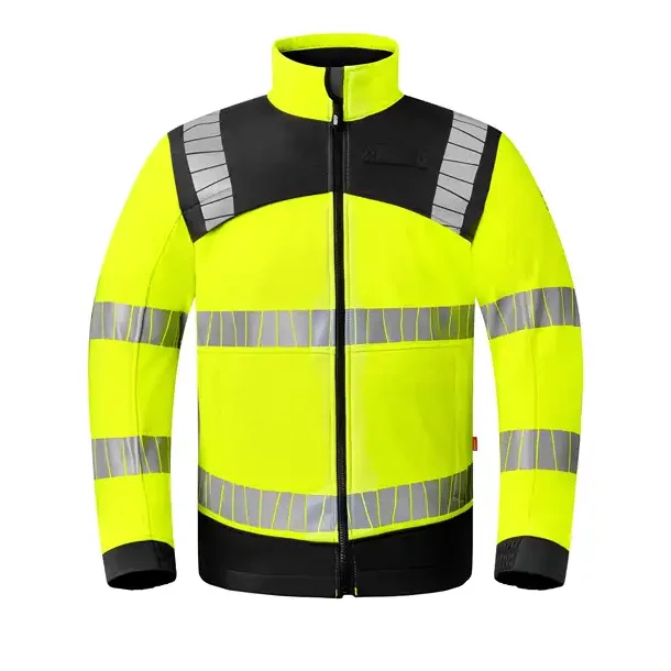 Softshell-jakke HAVEP High Visibility+ - gul-sort (CBK)