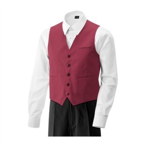 Herrevest med lomme.bordeaux