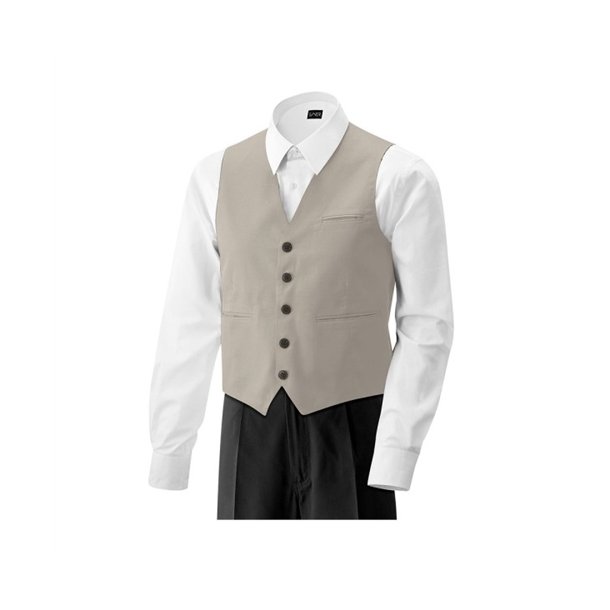 Herrevest med lomme. sand