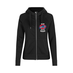 ID639  Dame hoodie  zip  Rebel Vanners