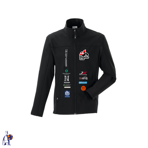 6435 Norit ren softshelljakke til m�nd sort