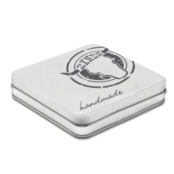 654 - Underkop i rustik stil B 10 x L 10 cm; PU = 4 stk cognac