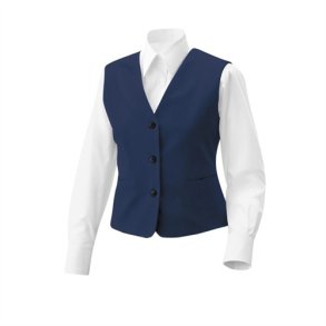 Damevest med lomme. navy