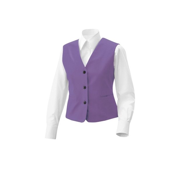 Damevest med lomme. purple