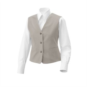 Damevest med lomme. sand