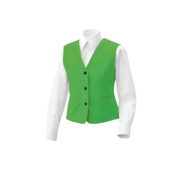 Damevest med lomme. lemongreen 