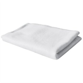 855 - Polar fleece tppe 130 cm x 160 cm. white