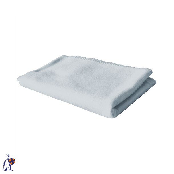 855 - Polar fleece t�ppe 130 cm x 160 cm. silvergrey