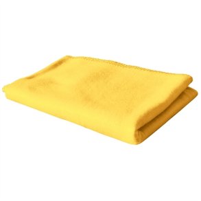 Polar fleece tppe 130 cm x 160 cm yellow 