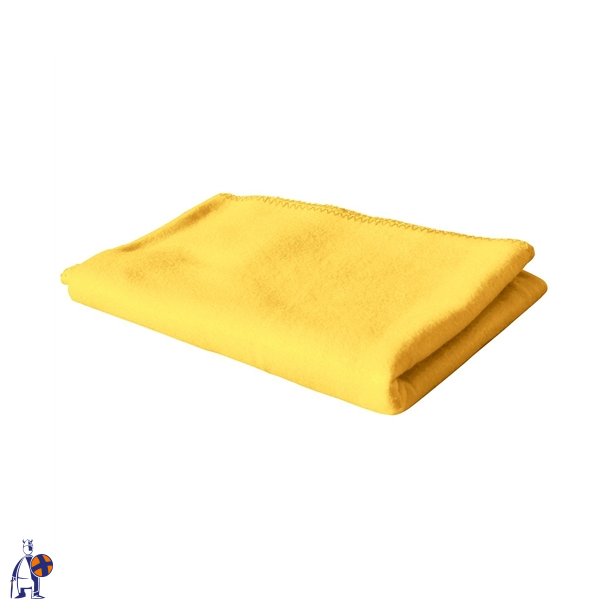 Polar fleece t�ppe 130 cm x 160 cm yellow 
