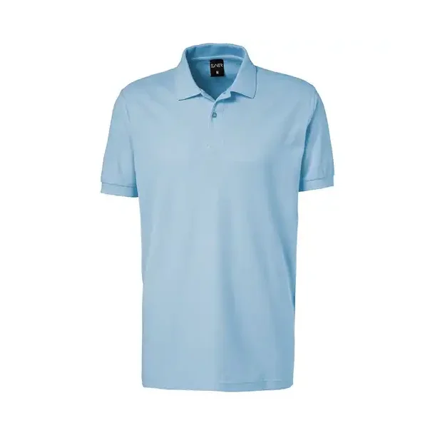 Exner Herre poloshirt farve light blue, bomuld 