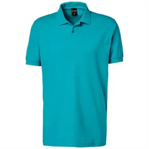 Exner Herre poloshirt farve teal, bomuld 