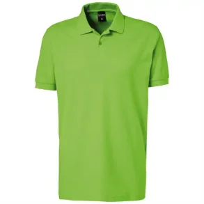 Exner Herre poloshirt farve lemongreen, bomuld 