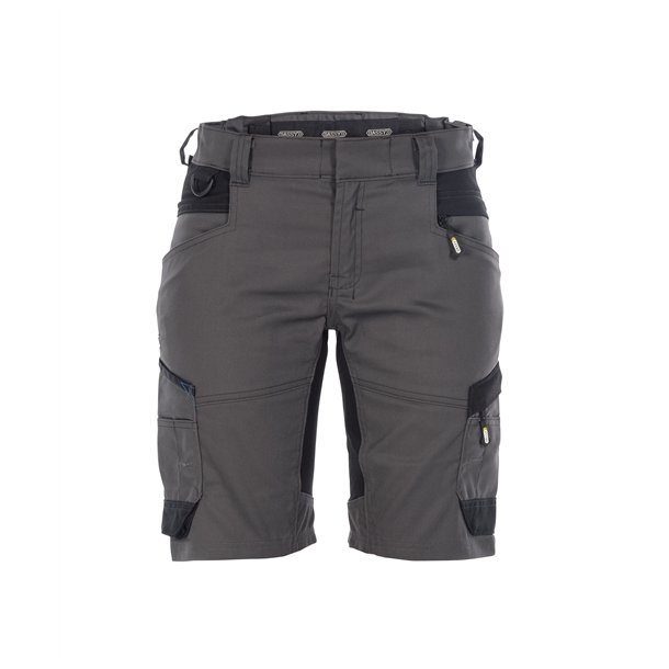 Dassy  Axis dame shorts med stretch gr/sort