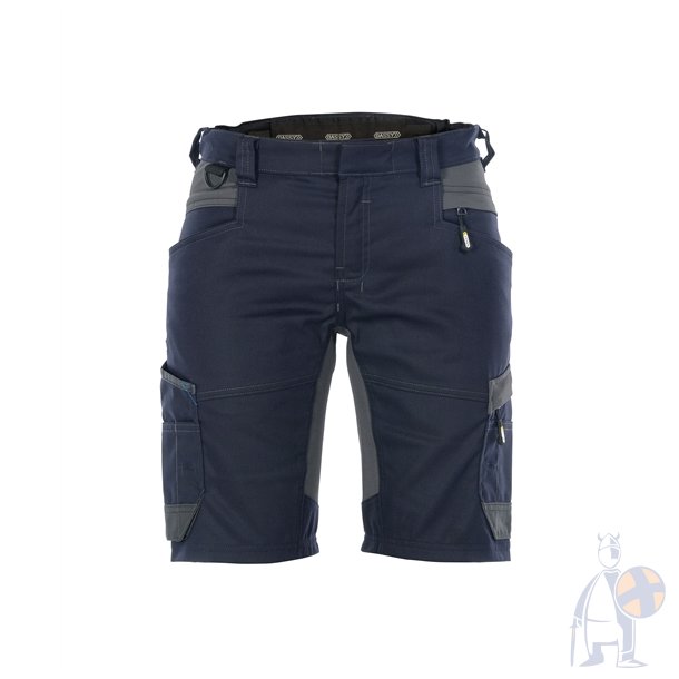 Dassy � Axis dame shorts, med stretch midnatsbl�/gr�