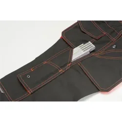 6121 Brne overall marine/orange