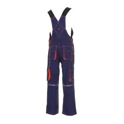 6121 Brne overall marine/orange