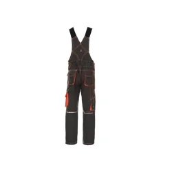 6122 Brne overall oliven/orange