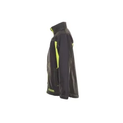 6130 Brne softshelljakke antracit/gul