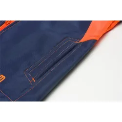 6132 Brne softshelljakke, oliven/orange