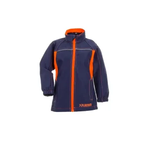 6131 Brne softshelljakke, marine/orange