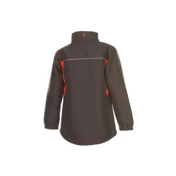 6132 Brne softshelljakke, oliven/orange
