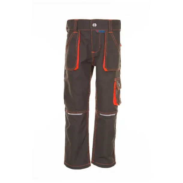 6112 Brne arbejdsbukser oliven/orange