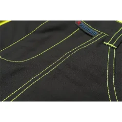 6111 Brne arbejdsbukser, marinebl/orange