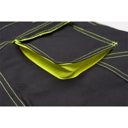 6111 Brne arbejdsbukser, marinebl/orange