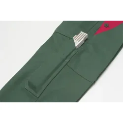 0166 Brne overall grn/rd