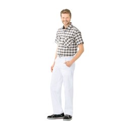 0120 BW 290 Arbejdsbukser hvid