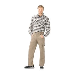 0186 BW 290 Cargo arbejdsbukser khaki