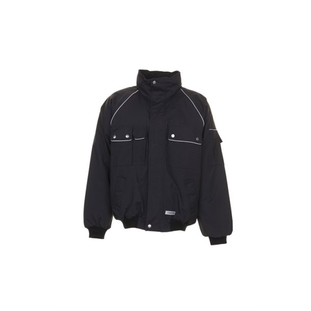 2184 Canvas 320 Pilotjakke - Sort